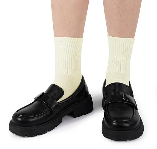 BomKinta Women Casual Calf Socks - Cute Cotton Crew Socks - Soft Above Ankle Sock 6 Pairs Size 5-10 thumbnail 5