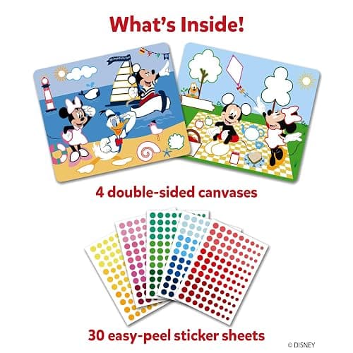 Skillmatics Dot It Sticker Art - Disney Mickey & Friends, Mess-Free Fun for Kids, 500+ Stickers, Craft Kits, DIY Scrapbooking Activity, Travel Toys, Gifts for Boys & Girls Ages 3, 4, 5, 6, 7 thumbnail 3