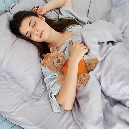 RDCIRP Pumpkin Bear Plush, Stuffed Animal Plushie Squishy Bear Toy Huggable Doll Costume Cute Toy for Boys Girls Halloween Party thumbnail 7