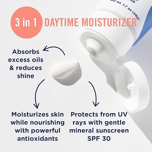 PanOxyl AM Oil Control Moisturizer, NEW Sheer Formula, Absorbs Excess Oil and Reduces Shine, with Mineral Sunscreen for Acne Prone and Oily Skin - SPF 30-1.7 oz thumbnail 4