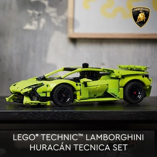 LEGO Technic Lamborghini Huracán Tecnica Advanced Sports Car Building Kit for Kids Ages 9 and up Who Love Engineering and Collecting Exotic Sports Car Toys, 42161 thumbnail 2