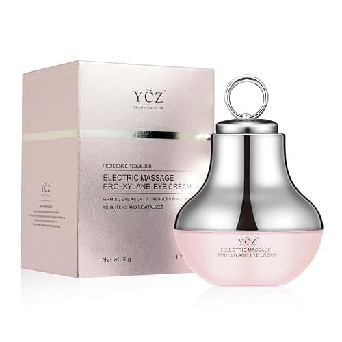 Ycz Electric Massage Eye Cream for Dark Circle, Firm and Smooth of Fine Lines, Tired Eye Refreshment with Gentle Vibration, for Anti-Wrinkle, Firming, Moisturizing - Image 1