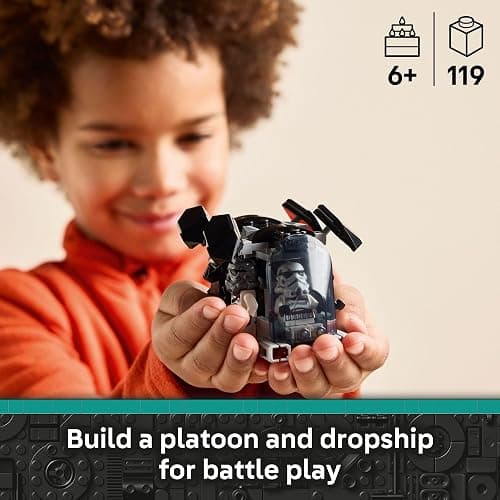 LEGO Star Wars Death Trooper & Night Trooper Battle Pack Kids Toy - Building Set for Pretend Play - Ahsoka Series Model Kit for Boys and Girls, Ages 6+ - Birthday Gift Idea for Movie Fans -75412 thumbnail 2