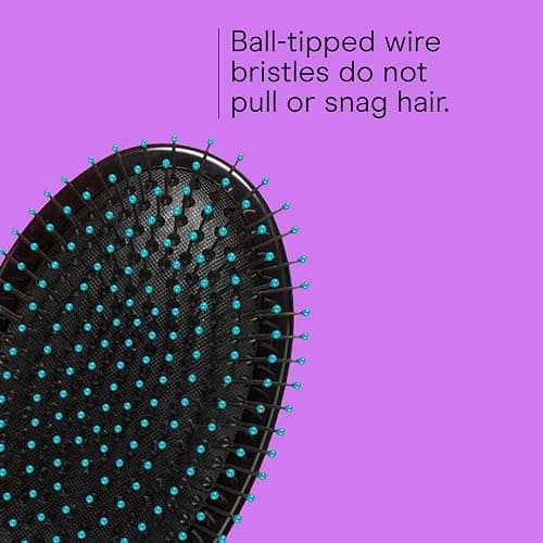 Conair Salon Results Hair Brush, Detangling Hair Brush for Men and Women, For All Hair Types, Metal Bristles and Cushion Base thumbnail 3