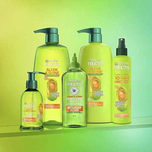 Garnier Fructis 10-In-1 Repairing Leave-In Spray For Frizzy and Dry Hair with Heat Protection, Silicone-Free, 10 immediate benefits, With Argan Oil and Plant Keratin, 239ml thumbnail 6
