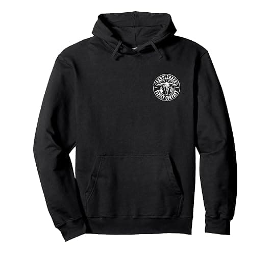 Saddleback Desert Skull Logo Western Styled Ranch Pullover Hoodie - Image 1