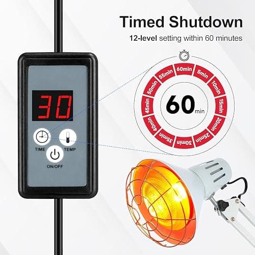 Cozion 150W Infrared Heat warm Lamp thumbnail 4