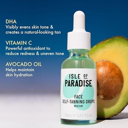 Isle of Paradise Self Tanning Drops - Color Correcting Self Tan Drops for Gradual Glow, Vegan and Cruelty Free, 1.01 Fl Oz thumbnail 2