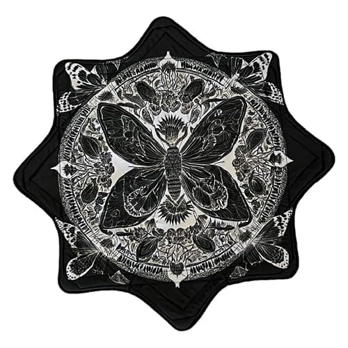 Mougee Mini Star Flow Star - 20" Diameter - Smaller Size for Smaller Hands and Easier Spinning (Metamothosis - Two Sided - kuwalaburr) thumbnail 2