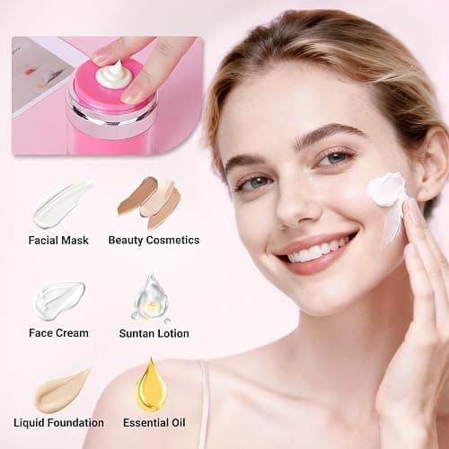 Segbeauty 1.7oz Empty Airless Jar Lotion Dispenser Travel Toiletry Bottles, 3pcs Refillable Mini Travel Liquid Containers, 50ml Reusable Pump Bottle Jar, Small Vacuum Skincare Cosmetic Containers thumbnail 3