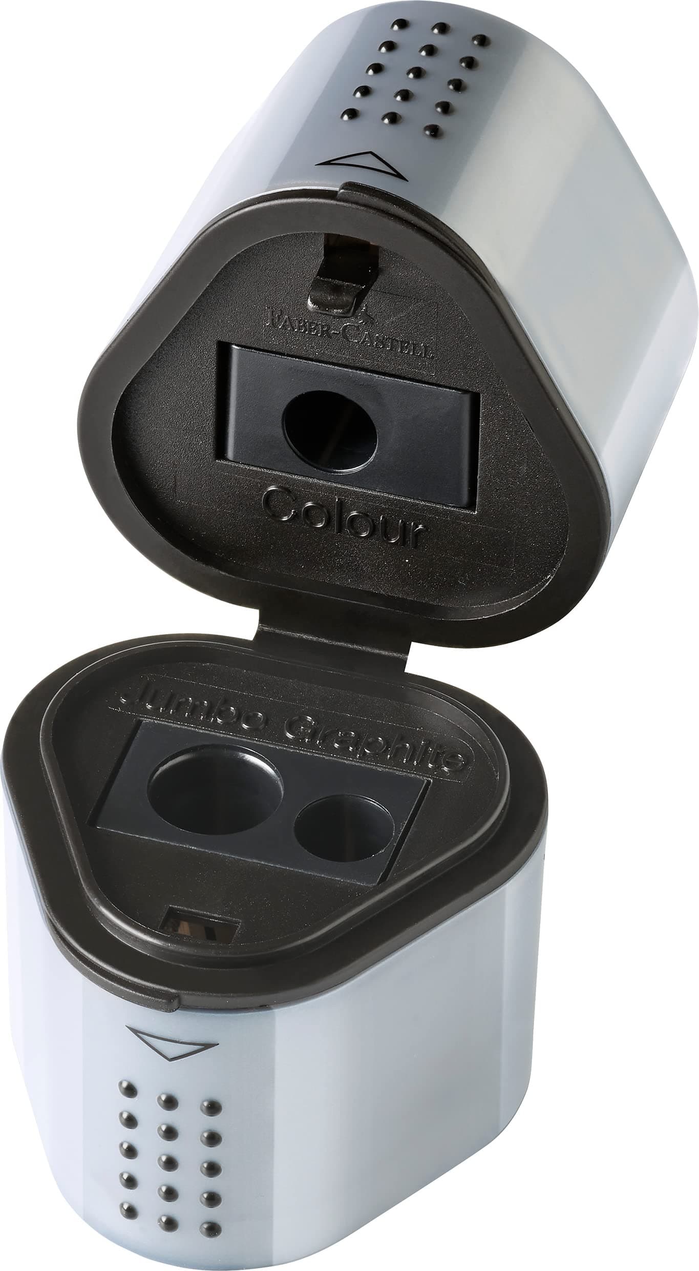 Faber-Castell Trio Pencil Sharpener Tub Box GRIP 2001 Silver thumbnail 3