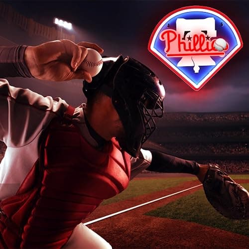Baseball Neon Sign for Wall Decor Baseball Neon Light for Man Cave Team Led Light Up Sign for Bedroom Bar Dorm Party Birthday Gifts for Sport Fans 5V USB Powered Size13.3 * 12.2IN(ZYLD271) thumbnail 5
