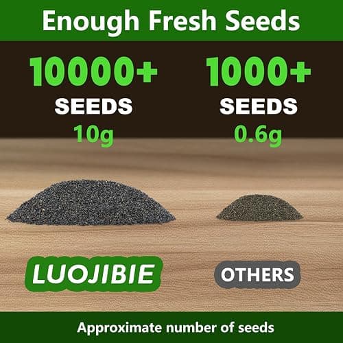 Moss Rose Seeds, 10,000+ Bulk Flower Seeds for Planting Outdoors(99% Pure Live, Non-GMO), Mixed Colors and Large Blooms, Attracts Pollinators, Easy to Grow thumbnail 5