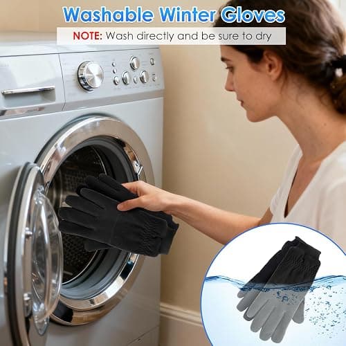 Vilante USB Heated Gloves for Men Women - Electric Hand Warmers with 3 Adjustable Temperatures, Knitted Wool, Full Finger Design, Heated Back and 5 Fingers for Winter thumbnail 6