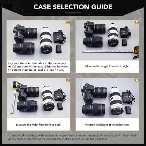 Lykus HC-5120 Waterproof Hard Case with Wheels and Customizable Foam, Interior Size 20.3x11.3x7.3 inch, Suitable for camera, lens, drone, mic, flashlight, projector, electronics, tools, and more thumbnail 4