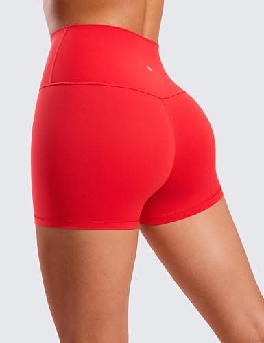 CRZ YOGA Butterluxe Biker Shorts 2.5"- High Waisted Yoga Workout Spandex Womens Running Volleyball Booty thumbnail 2