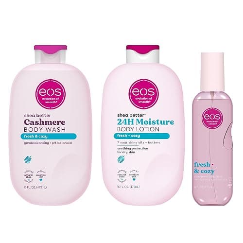 eos Essentials Bundle - Body Wash, Body Mist, Body Lotion - Fresh & Cozy - Image 1