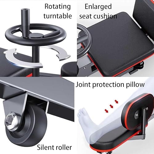 Leg Stretcher Stretching Splits Assist Trainer Machine Heavy Duty 3 Bar Leg Split Stretching Machine for Ballet Ballet Yoga Dance Martial Arts Home Gym Yoga Dance,B thumbnail 5