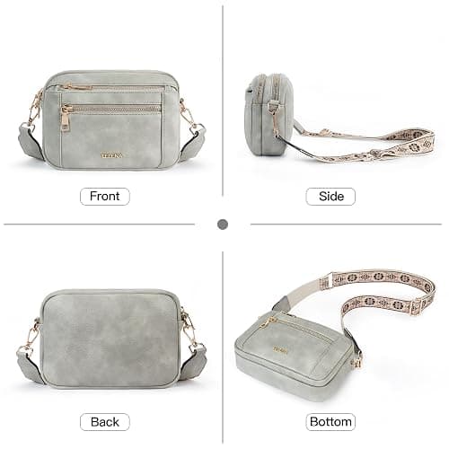 Telena Small Crossbody Bags For Women Vegan Leather Crossbody Purse With Adjustable Wide Strap For Daily Life thumbnail 7