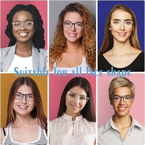 Yekepal Blue Light Blocking Glasses, 2 Pack Blue Light Glasses Men, Blue Light Glasses Women Eyeglasses Bluelight Eyestrain thumbnail 5