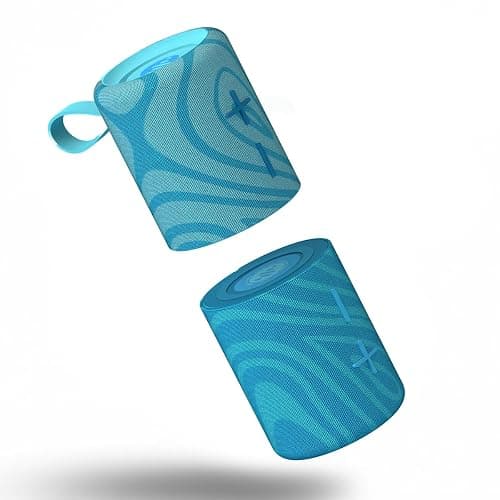 Stromberg - Twin 2-in-1 Mini Portable Bluetooth Speaker, 10W Power (5W per Speaker), 10-Hour Playtime, Sky Blue and Blue - Image 1
