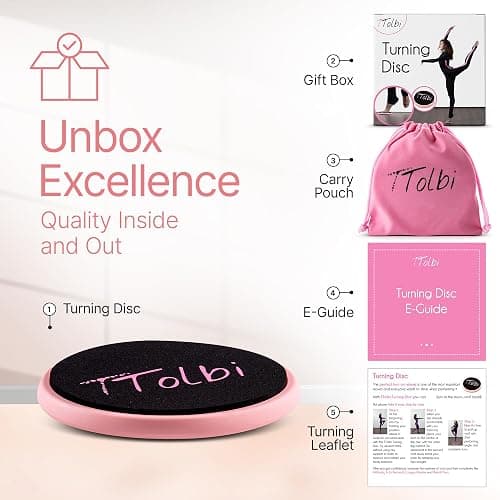 Premium Turning Boards for Dancers – Improve Spins, Technique & Balance, Ideal Turn Board for Ballet, Dancing & Figure Ice Skating, Portable Spin Disc for Dance & Spinner Disk Training Equipment thumbnail 8
