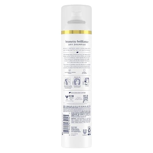 Dove Advanced Dry Shampoo Brunette Brillance Refresh & Revive Hair Without Water Refresh Hair with a Hint of Brunette Tint 7.3 oz thumbnail 3