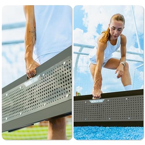 Norge Eik SteelRebound: Stainless Steel Soccer Rebounder with HDPE Board - Enhanced Rebound Performance, Stability, and Durability - Soccer Training Equipment thumbnail 6