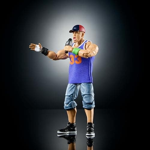 Mattel WWE Ultimate Edition John Cena 6-inch Action Figure & Accessories Set, 10+ Pieces Include Swappable Heads & Hands (Amazon Exclusive) thumbnail 4