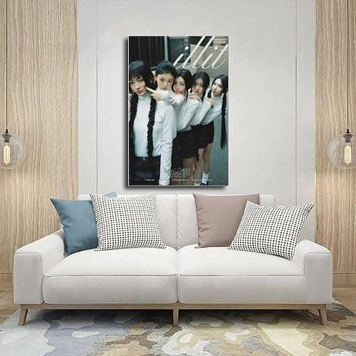 SMART COLOR ILLIT FAN ART7 Canvas Poster Wall Art Decor Print Picture Paintings for Living Room Bedroom Decoration 8" L X 12" W thumbnail 5