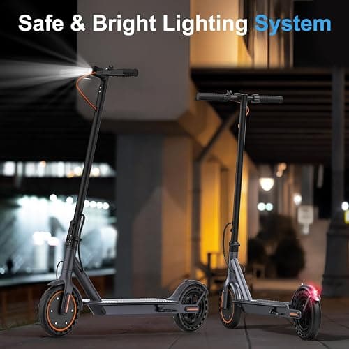 Electric Scooter, Electric Scooter Adult 350W with 25-35KM Range, Max Speed 25KM/H, 8.5" Solid Tire, Double Braking System for Adults and Teens thumbnail 7