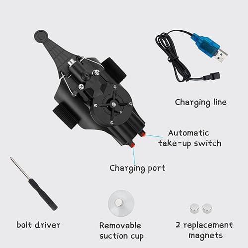 OVERFUN Web Launcher Spider String Shooter Toy, Cool Gadgets [Electric Reel-in] Real Silk Superhero Role-Play Fun Stuff Toys Great for Men and Kids thumbnail 6