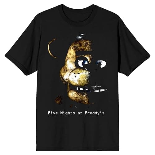 Five Nights at Freddy's Black T-Shirt thumbnail 3