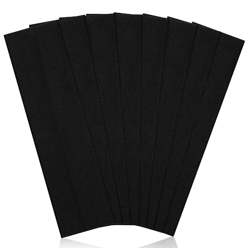 Ztomine Headbands for Women, 8pcs Stretchy Non Slip Soft Cotton Cloth Hair Bands for Sports, Workout, Yoga and Running - Image 1