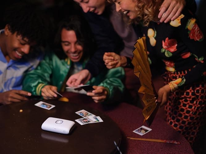 Fujifilm Instax Mini Link 2 Smartphone Photo Printer, Wireless, Portable, and Lightweight Instant Film Printer, Bluetooth, Compatible on iPhone IOS or Android Devices - Clay White (Renewed) thumbnail 7