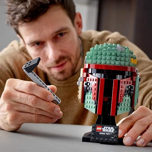LEGO Star Wars Boba Fett Helmet 75277 Building Kit, Cool, Collectible Star Wars Character Building Set (625 Pieces), Multicolor thumbnail 6