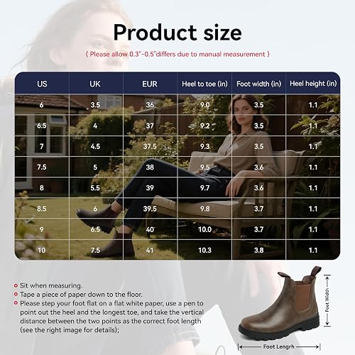 Cestfini Outdoor Chelsea Hiking Boots For Women thumbnail 3