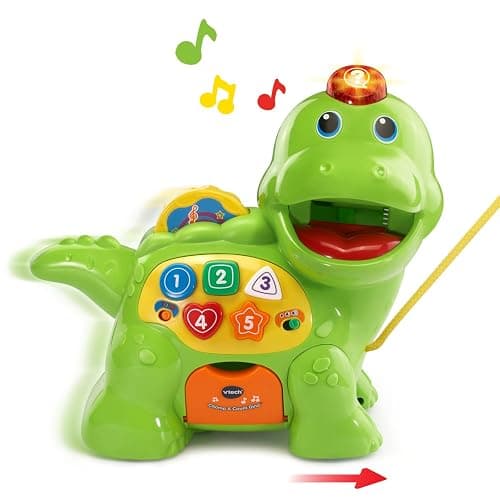 VTech Chomp and Count Dino, Green thumbnail 5