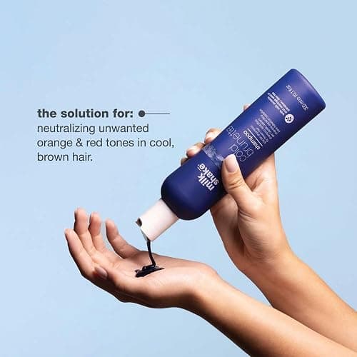 milk_shake Cold Brunette Blue Shampoo for Brunettes with Special Blue Pigments for Light Brown or Dark Blonde Hair SLES and Paraben Free - 10.1 Fl Oz (300 ml) thumbnail 6