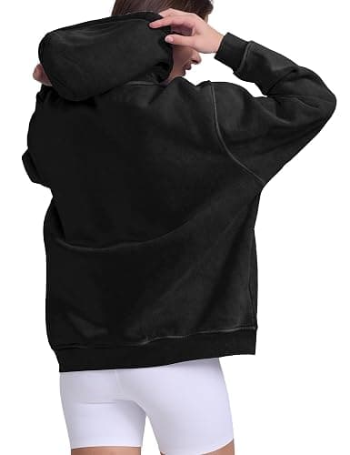 Hatant Oversized Hoodie Sweatshirts for Women Couples Heavyweight Hoodies Pullover Vintage Acid Wash Sweaters Pullover 2025 thumbnail 6