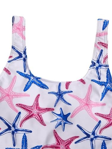 RoseSeek Girl's 2 Piece Striped Bowknot Swimsuit Set Wireless Cute Bathing Suit Summer Beachwear Bikini Sets thumbnail 4