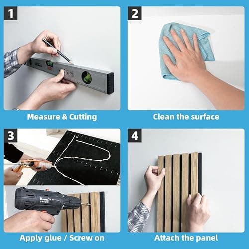 Art3d Acoustic Wood Slat Wall Panel with Roll-Flat Design - 95.3 x 23.8 Inch Sound Absorbing Panels for Living Room Columns Corridor Curved Wall Decor, 1-Pack Teak thumbnail 8