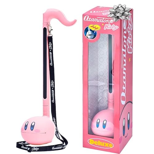 Otamatone Deluxe Japanese Musical Instrument Portable Music Synthesizer from Japan by Maywa Denki Studio Award Winning, Educational Fun Gift for Children, Teens & Adults - Kirby (English Manual) - Image 1