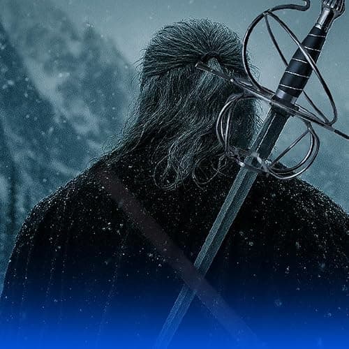 SZCO Supplies 43.5” Fancy Rapier Sword for Adults with Scabbard, Medieval Fencing Sword, Stainless Steel Metal Blade, Black Wire Wrapped Handle, Silver Guard, and Pommel – Swords Real for Collectors thumbnail 5