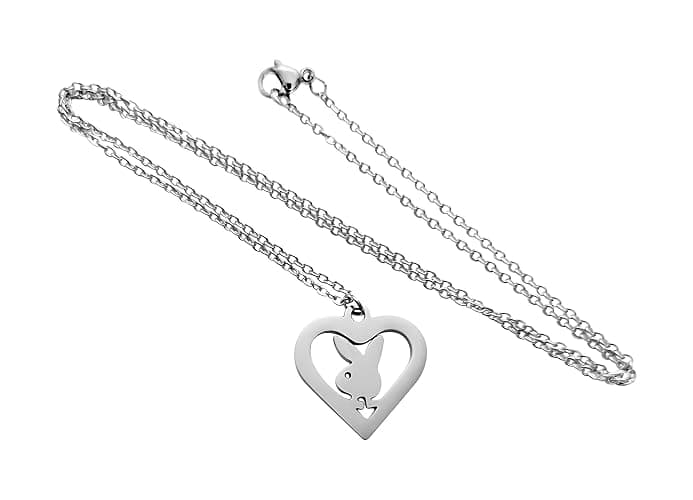HOPE INSPIRED Playboy Necklace with Bunny Heart Pendant thumbnail 4