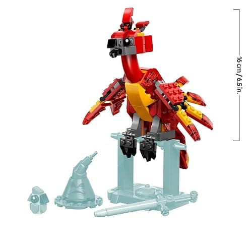 LEGO Harry Potter Fumseck : Le Phénix de Dumbledore - Jouet Avec Figurine d'Oiseau - Décoration Intérieure - Choixpeau & Épée De Gryffondor - Cadeau d'Anniversaire Pour Fille Ou Garçon Dès 8 Ans 76448 thumbnail 3