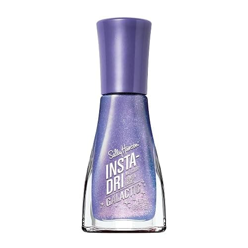 Sally Hansen Insta-Dri Galactic Nail Polish | Quick Dry, Long Lasting, Streak-Free Shine | Semi-Opaque, Shimmery | 110 Ne-Blue-la | Holographic Blue-Purple Nail Color - Image 1