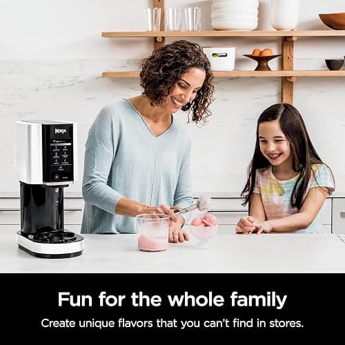 Ninja NC301 CREAMi, Ice Cream, Gelato, Milkshake, Sorbet, and Smoothie Bowl Maker, 7 One-Touch Programs, White (Renewed) thumbnail 8