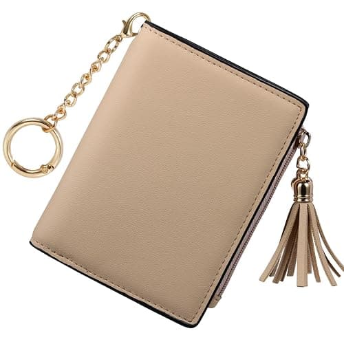 Gostwo Small Wallets for Women, Stylish Womens Wallet with ID Window, Zippered Coin Pocket and Tassel. Cute RFID Wallet for Women, ideal for Teen Girls, Commuters, and Women for Daily Use thumbnail 9