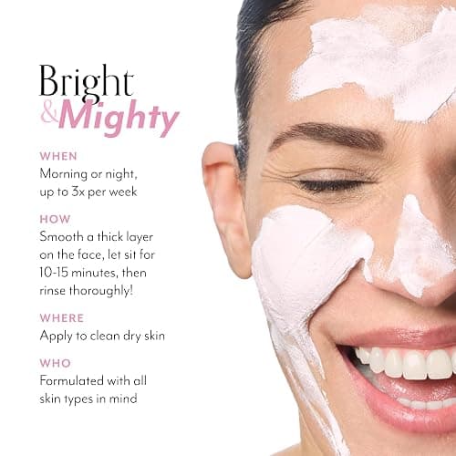 Bliss Mighty Marshmallow + Vitamin C Whipped Mask - Brighten & Hydrate Skin with Marshmallow Root, Vitamin C Powerhouse Blend, Zinc PCA and Olive Leaf Extract - 1.7 Oz thumbnail 7